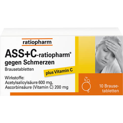ASS + C-ratiopharm gegen Schmerzen Brausetabletten