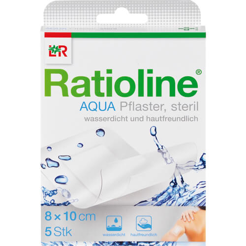 RATIOLINE aqua Duschpflaster Plus 8x10 cm steril