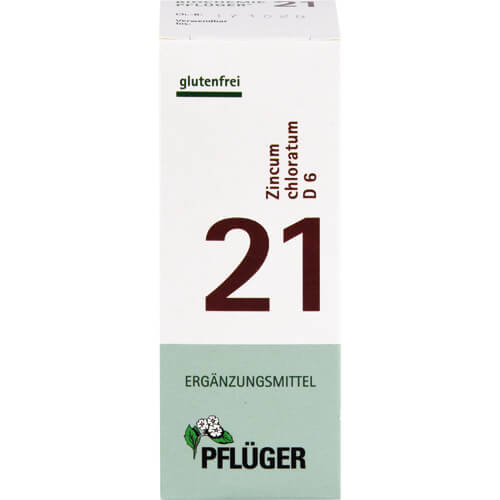 BIOCHEMIE Pflüger 21 Zincum chloratum D 6 Tabl.