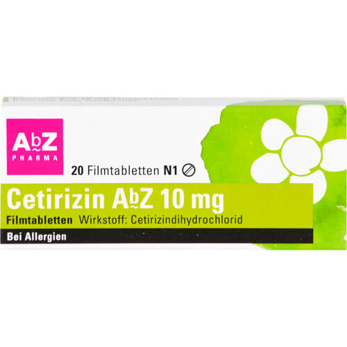 CETIRIZIN AbZ 10 mg Filmtabletten