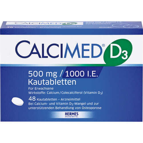 CALCIMED D3 500 mg/1000 I.E. Kautabletten