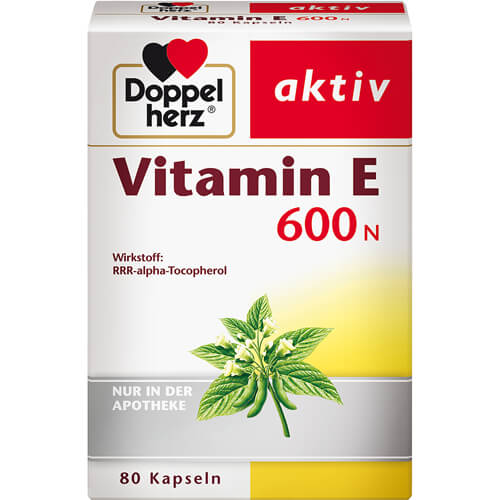 DOPPELHERZ Vitamin E 600 N Weichkapseln