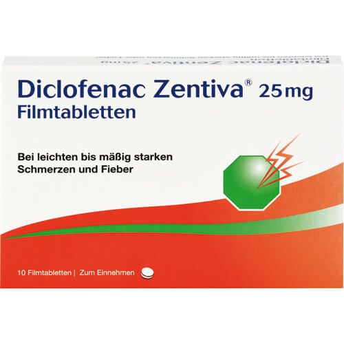 DICLOFENAC Zentiva 25 mg Filmtabletten