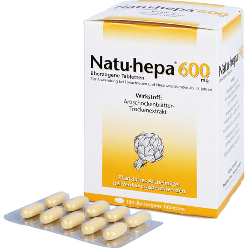 NATU HEPA 600 mg überzogene Tabletten
