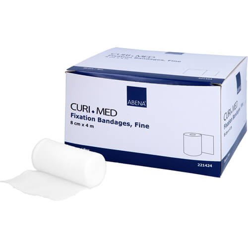 MULLBINDEN elastisch 8 cmx4 m