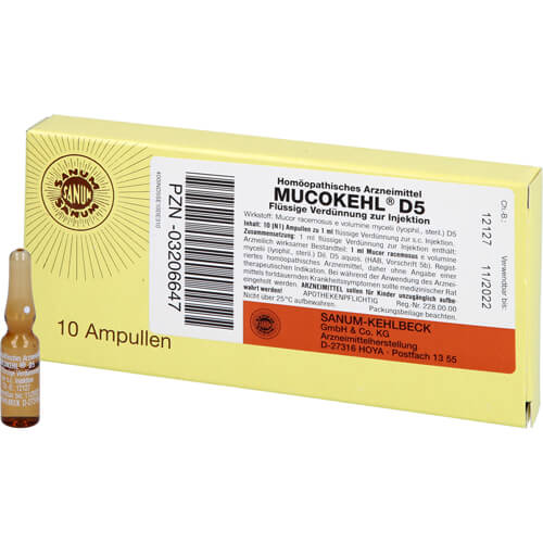 MUCOKEHL D 5 Ampullen