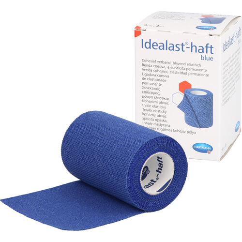IDEALAST-haft color Binde 8 cmx4 m blau