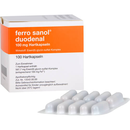 FERRO SANOL duodenal Hartkaps.m.msr.überz.Pell.