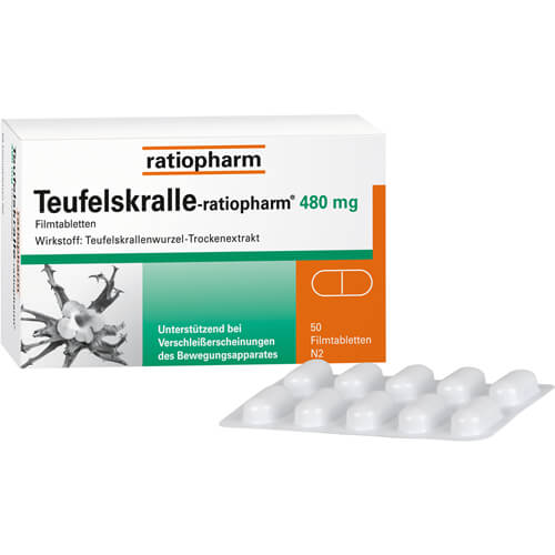 TEUFELSKRALLE-RATIOPHARM Filmtabletten