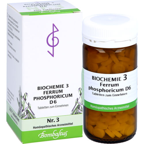 BIOCHEMIE 3 Ferrum phosphoricum D 6 Tabletten