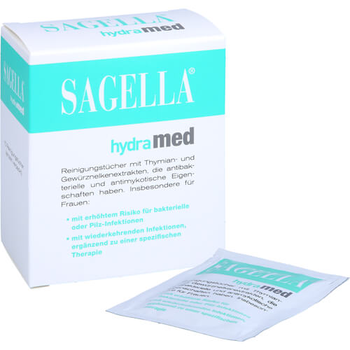 SAGELLA hydramed Intimwaschlotion Tücher