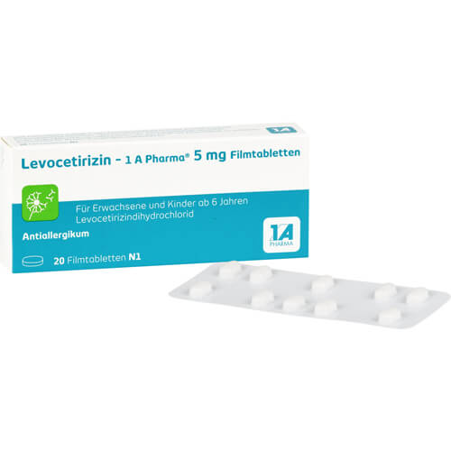 LEVOCETIRIZIN-1A Pharma 5 mg Filmtabletten