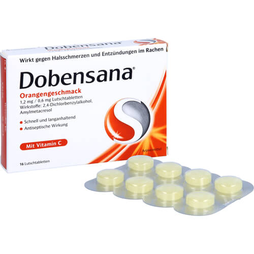 DOBENSANA Orangengeschmack 1,2mg/0,6mg Lutschtabl.