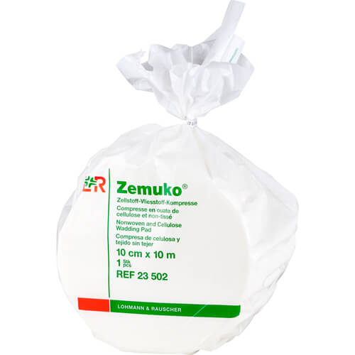 ZEMUKO Vliesstoff-Kompr.gerollt 10 cmx10 m
