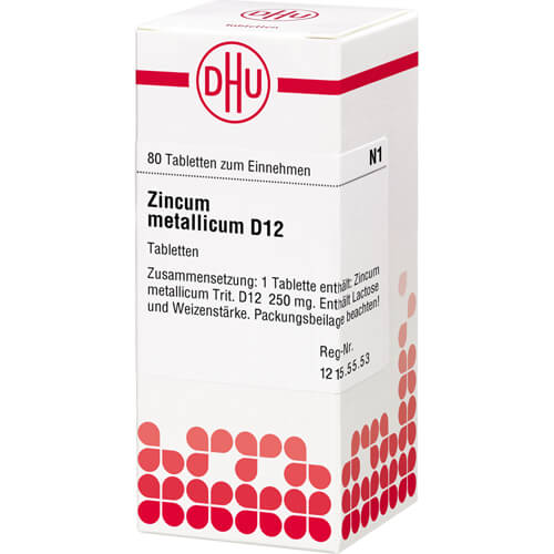 ZINCUM METALLICUM D 12 Tabletten