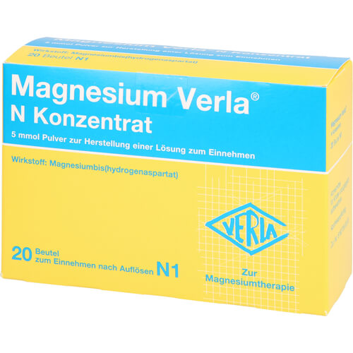 MAGNESIUM VERLA N Konzentrat Plv.z.H.e.L.z.Einn.