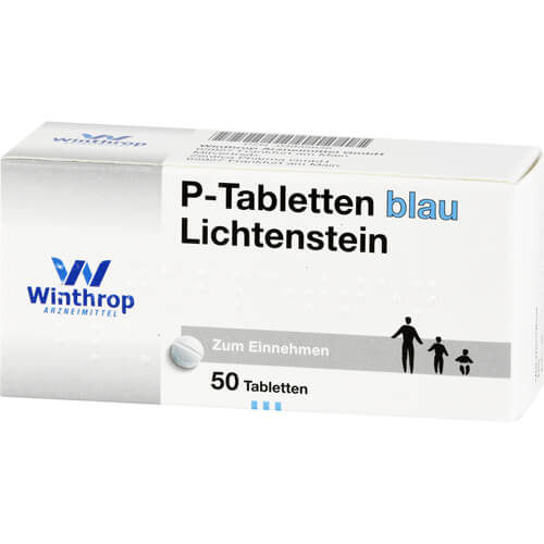 P TABLETTEN blau 8 mm Teilk.