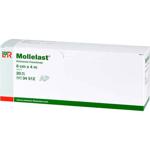 MOLLELAST Binden 8 cmx4 m weiß