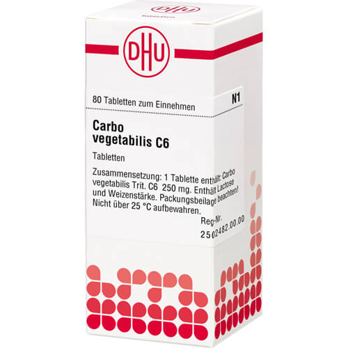 CARBO VEGETABILIS C 6 Tabletten