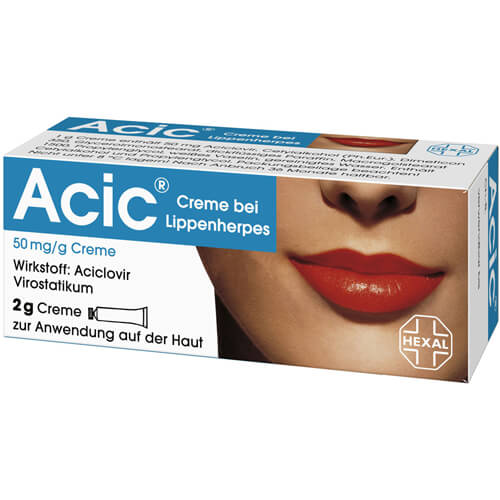 ACIC Creme bei Lippenherpes