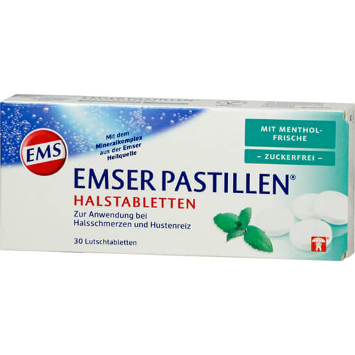 EMSER Pastillen mit Mentholfrische zuckerfrei