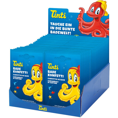 TINTI Badekonfetti Sachets ThekenDisplay