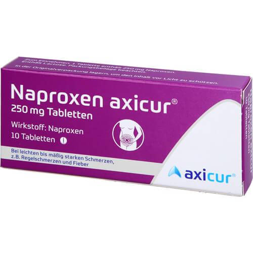 NAPROXEN axicur 250 mg Tabletten
