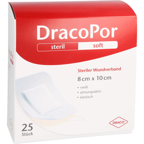 DRACOPOR Wundverband 8x10 cm steril