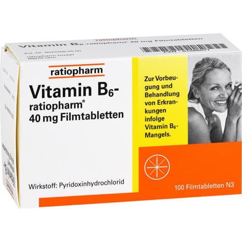 VITAMIN B6-RATIOPHARM 40 mg Filmtabletten