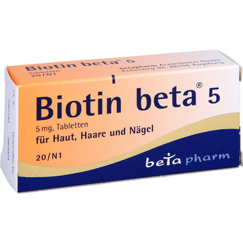 BIOTIN BETA 5 Tabletten