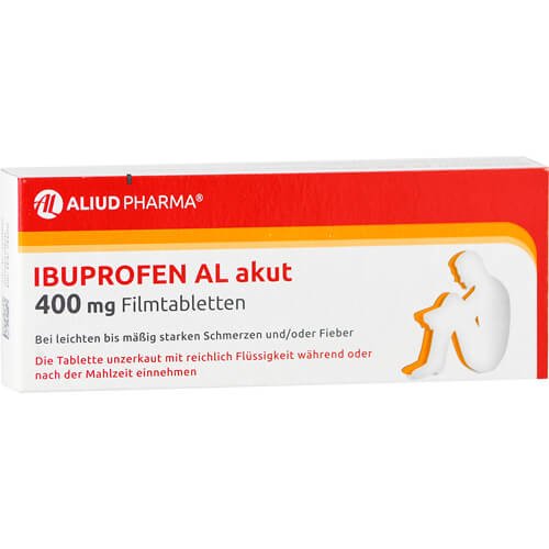 Ibuprofen AL akut 400 mg Filmtabletten bei akuten Schmerzen