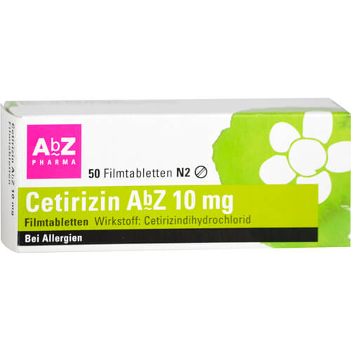 CETIRIZIN AbZ 10 mg Filmtabletten