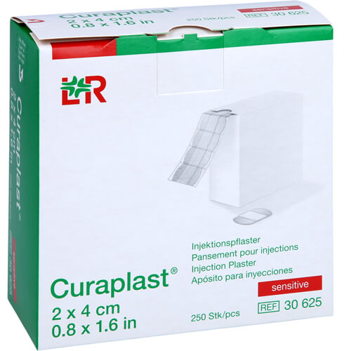CURAPLAST Inj.-Pflaster sensitiv 2x4 cm