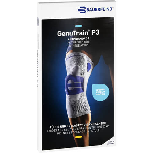 GENUTRAIN P3 Knieband.links Gr.3 schwarz