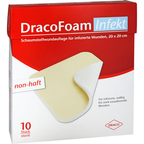 DRACOFOAM Infekt Schaumst.Wundauf.20x20 cm