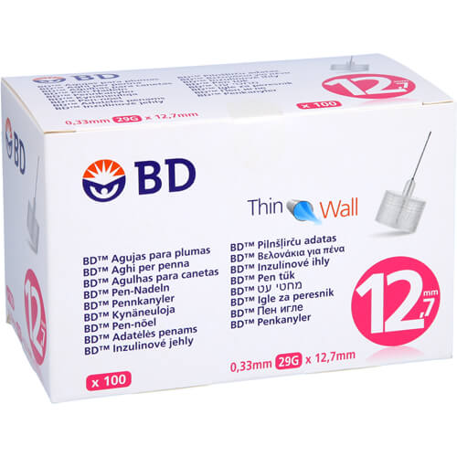BD THIN Wall Pen-Nadeln 0,33 29 Gx12,7 mm