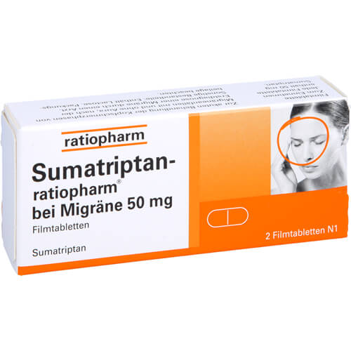 SUMATRIPTAN-ratiopharm bei Migräne 50 mg Filmtabl.