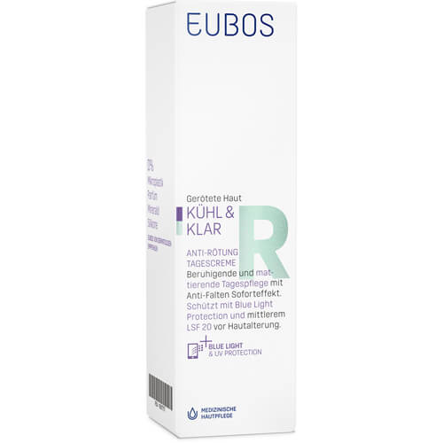 EUBOS KÜHL & KLAR Anti-Rötung Tagescreme LSF 20