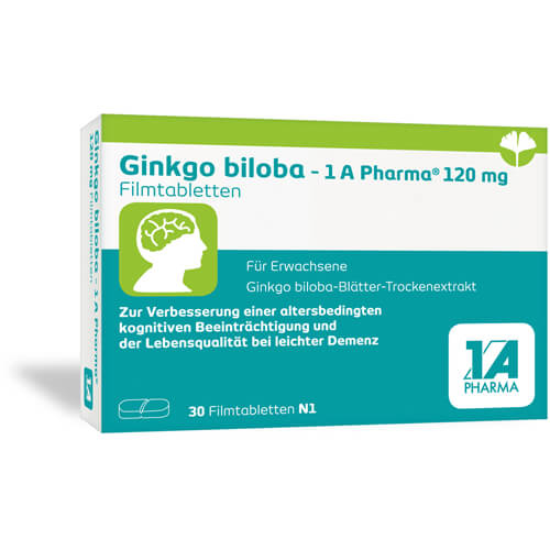 GINKGO BILOBA-1A Pharma 120 mg Filmtabletten