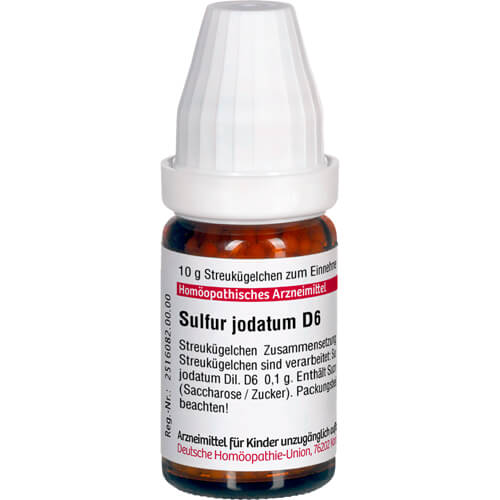 SULFUR JODATUM D 6 Globuli
