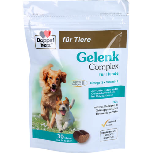 DOPPELHERZ für Tiere Gelenk Complex Chews f.Hunde
